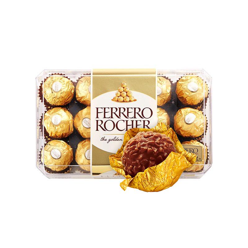 费列罗 榛果威化巧克力盒装 30粒 375克*5盒