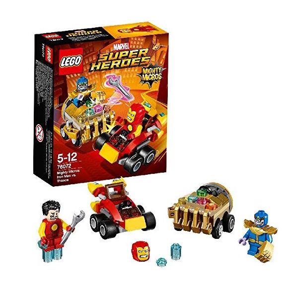 LEGO 乐高 Super Heroes 超级英雄系列 76072 迷你战车:钢铁侠对战灭霸