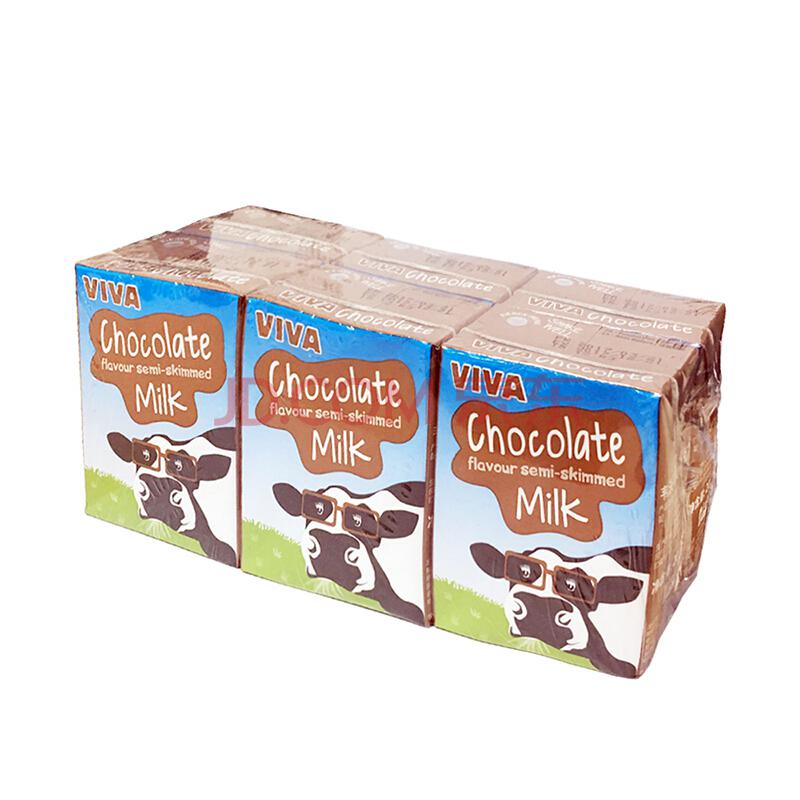 爱尔兰 进口牛奶 韦沃纯巧克力牛奶200ML*6盒19.9元