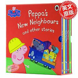 粉红猪小妹 小猪佩奇 peppa's pig new neighbours 英文原版五本套装