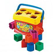 费雪 益智玩具 启蒙积木盒 Baby\'sFirstBlocks K7167 *3件131元（合43.67元/件）