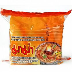 泰国进口 妈妈（MAMA） 泰式冬荫浓汤虾味方便面 275g 五联包2.9元