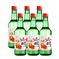 真露（JINRO）烧酒韩国进口13°西柚味360ml*6瓶连包69元