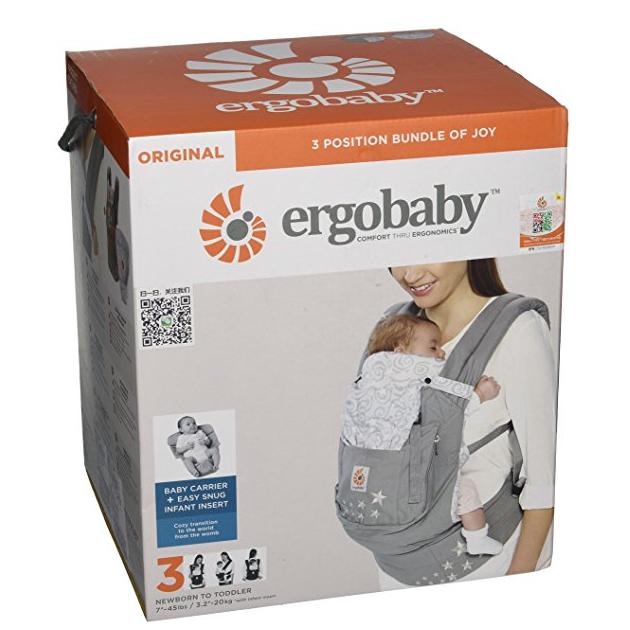 Ergobaby 基本款婴儿背带心连心婴儿护垫套装  BCIIABKCMV3 银河色