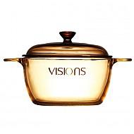 VISIONS 康宁 VS-1 1/2CN 晶彩透明玻璃汤锅 1.5L