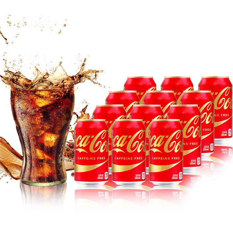 Coca Cola 可乐 无咖啡因 355ml*12罐 *2件