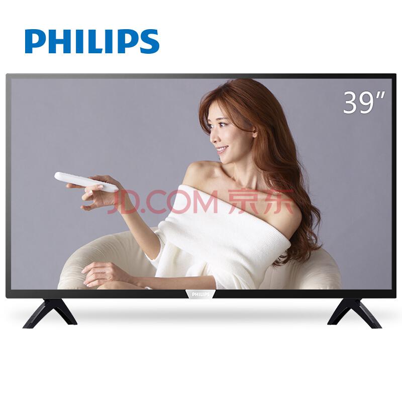 飞利浦（PHILIPS）39PHF5092/T3 39英寸 高清智能液晶平板电视机（黑色）