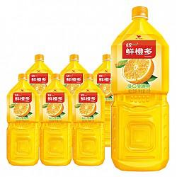 【京东超市】统一 鲜橙多 2L*6瓶 整箱装 橙汁饮料