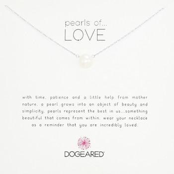 圣诞快乐：Dogeared 925银大颗爱之珍珠纪念项链