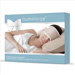 iluminage 抗皱美容三件套装（眼罩+枕套*2）