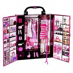 Barbie 芭比 X4833 梦幻衣橱+CJF99 职业套装