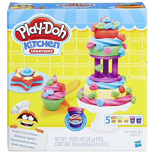 Hasbro孩之宝 Playdoh培乐多彩泥创意厨房系列蛋糕烘焙套装