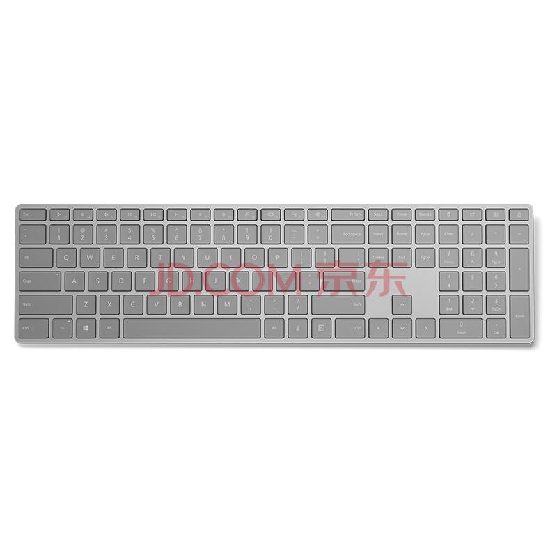 微软（Microsoft）ModernKeyboard指纹识别功能蓝牙键盘时尚办公763元