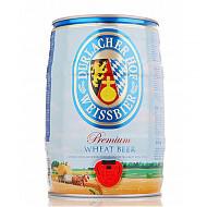 德国进口啤酒德拉克（Durlacher）小麦啤酒5L桶装买1送1后折合44.5元1桶 手慢无