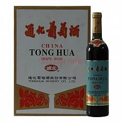 【京东超市】通化（TONHWA）红酒 红梅15%vol720ml*6瓶整箱装(折26.5一瓶） *2件