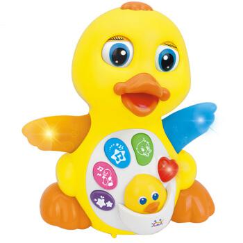 汇乐玩具（HUILE TOYS）摇摆大黄鸭 电动益智 鸭子婴幼儿音乐会跑会跳舞的玩具1-2岁 808