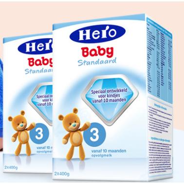 荷兰美素(Hero Baby)宝宝进口奶粉3段（10-12个月）800g（海外版）