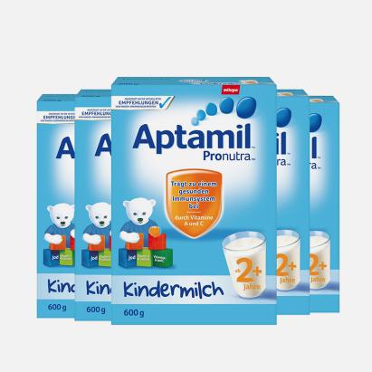 Aptamil 爱他美 婴儿奶粉 2+段 600g *5盒