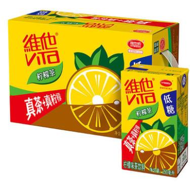 维他 低糖柠檬茶 250ml*16盒 *6件