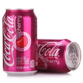 Coca Cola 可口可乐 樱桃味 355ml*12罐*4件