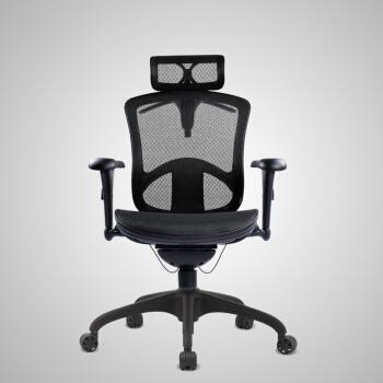 享耀家 SL-F1 人体工学电脑椅 幻影黑