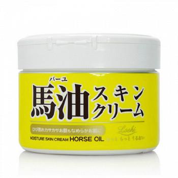 日本 马油（LOSHI）北海道马油 补水滋润面霜 220g/瓶（新版）