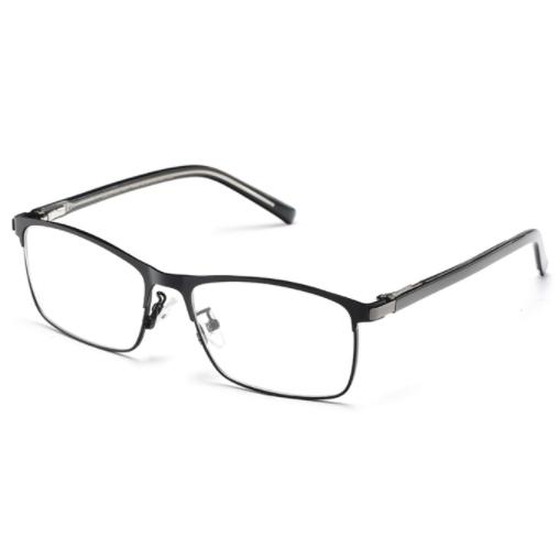 HAN HN42050 不锈钢光学眼镜架+1.56翡翠绿膜非球面树脂镜片