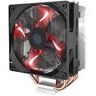 酷冷至尊(Cooler Master) T400i CPU 散热器(支持I9 2066平台/4热管/ PWM温控/LED风扇/背锁扣具/直触热管)
