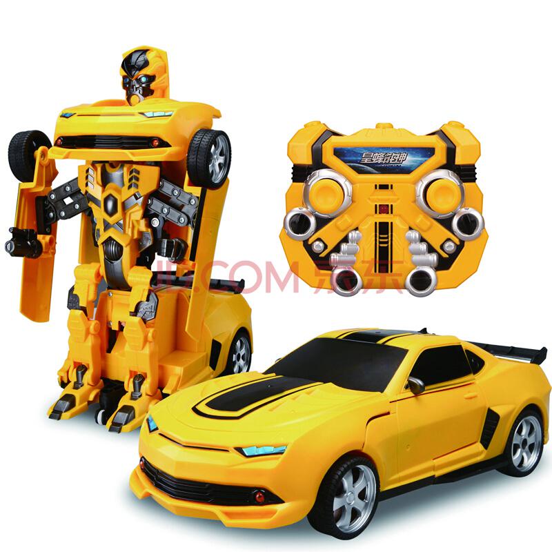 佳奇（JIAQI）TT661 大黄蜂汽车机器人 一键变形遥控智能电动71.76元