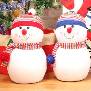 圣诞快乐：圣诞节装饰品雪人娃娃