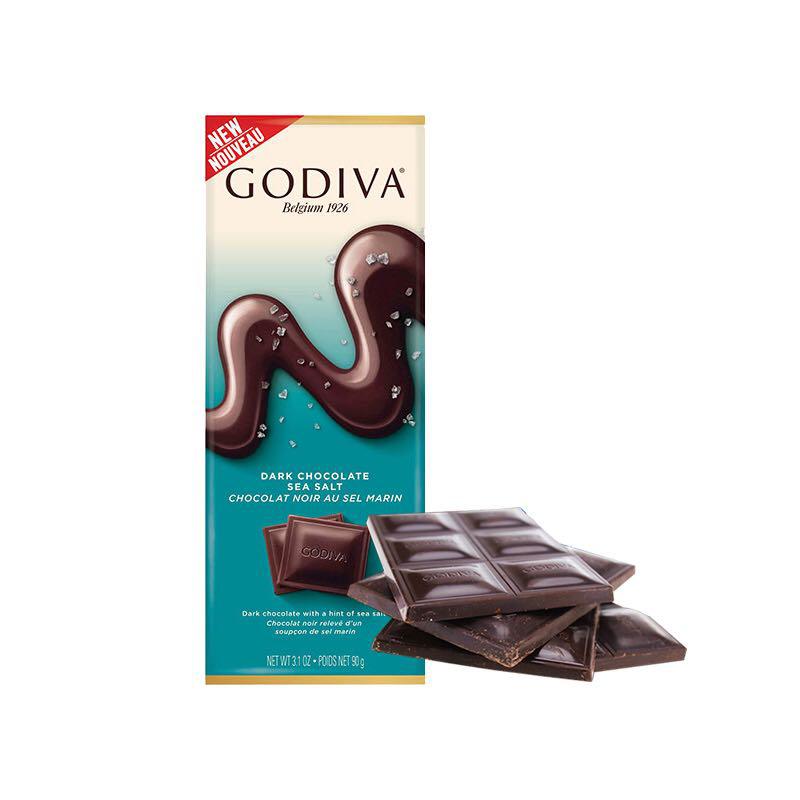 Godiva 歌帝梵 海盐黑巧克力 90克（6口味可选）