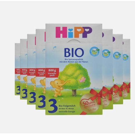 Hipp 喜宝 Bio有机婴儿奶粉 3段 800g*9盒