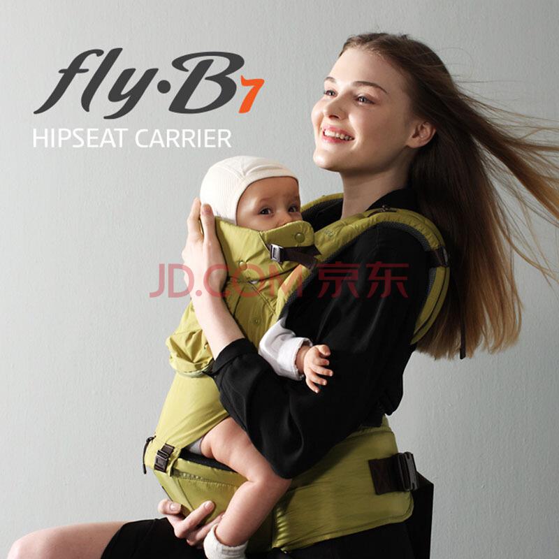 TODBI婴儿背带FLY-B7AIR系列腰凳韩国原装进口多功能一体背婴带气囊坐凳绿色399