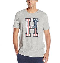 汤米·希尔费格（Tommy Hilfiger） 男士纯棉圆领短袖T恤09T3095 三色