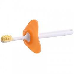 【苏宁自营】日康（rikang）乳牙刷 RK-3523 安全柔软训练软毛刷 保护牙龈 健康安全 *3件