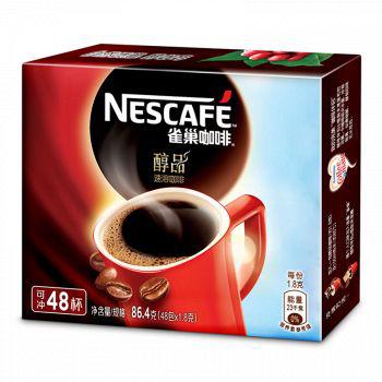 京东商城 Nestle雀巢 醇品速溶咖啡 48包*1.8克 赠咖啡伴侣奶油球*20粒