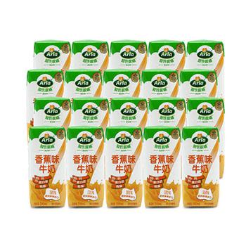 苏宁易购 Arla爱氏晨曦 香蕉味风味牛奶200ml×20盒