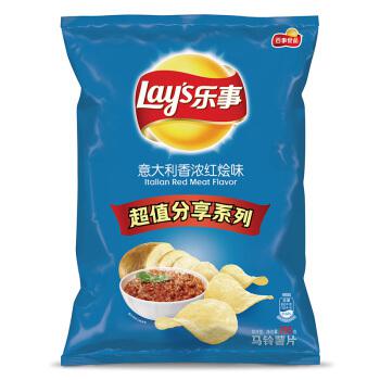 Lay's 乐事 原味/黄瓜味/红烩味 薯片 235g