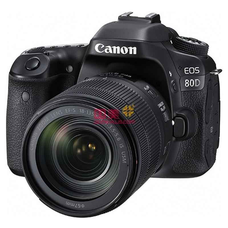 Canon 佳能 EOS 80D 单反相机（EF-S 18-135mm f/3.5-5.6 IS USM镜头）