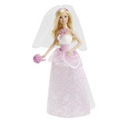 亚马逊海外购 Barbie芭比娃娃 新娘造型玩偶