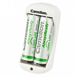 飞狮（Camelion） BC-0805B USB迷你充电器套装 (含2节1000毫安5号低自放充电电池)