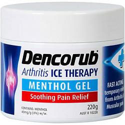 凑单品：Dencorub 缓解关节疼痛 薄荷冰霜 220g