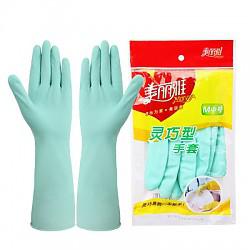 【苏宁超市】美丽雅灵巧型手套 中号 橡胶手套 乳胶手套 家务手套 *2件