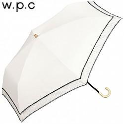 wpc 轻量防UV防晒折叠彩胶遮阳伞 mini801-628米白