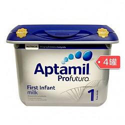 Aptamil 爱他美 白金版1段婴儿奶粉 0-6个月 800g*4罐