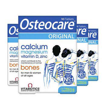 海豚村 Vitabiotics Osteocare 钙片 90片*4盒