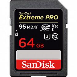 闪迪（SanDisk） 至尊超极速 64GB SDXC UHS-I存储卡 Class10 读速95MB/s 写速90MB/s