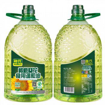 京东商城 融氏 橄榄葵花籽食用油（物理压榨）3.68L*2桶