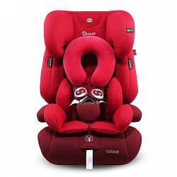 23日8点：路途乐(Lutule) 汽车儿童安全座椅ISOFIX/LATCH双接口 适合9月-12岁宝宝座椅 熊AirC 贵族红
