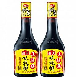 【京东超市】海天 味极鲜 特级酱油 380ml*2
